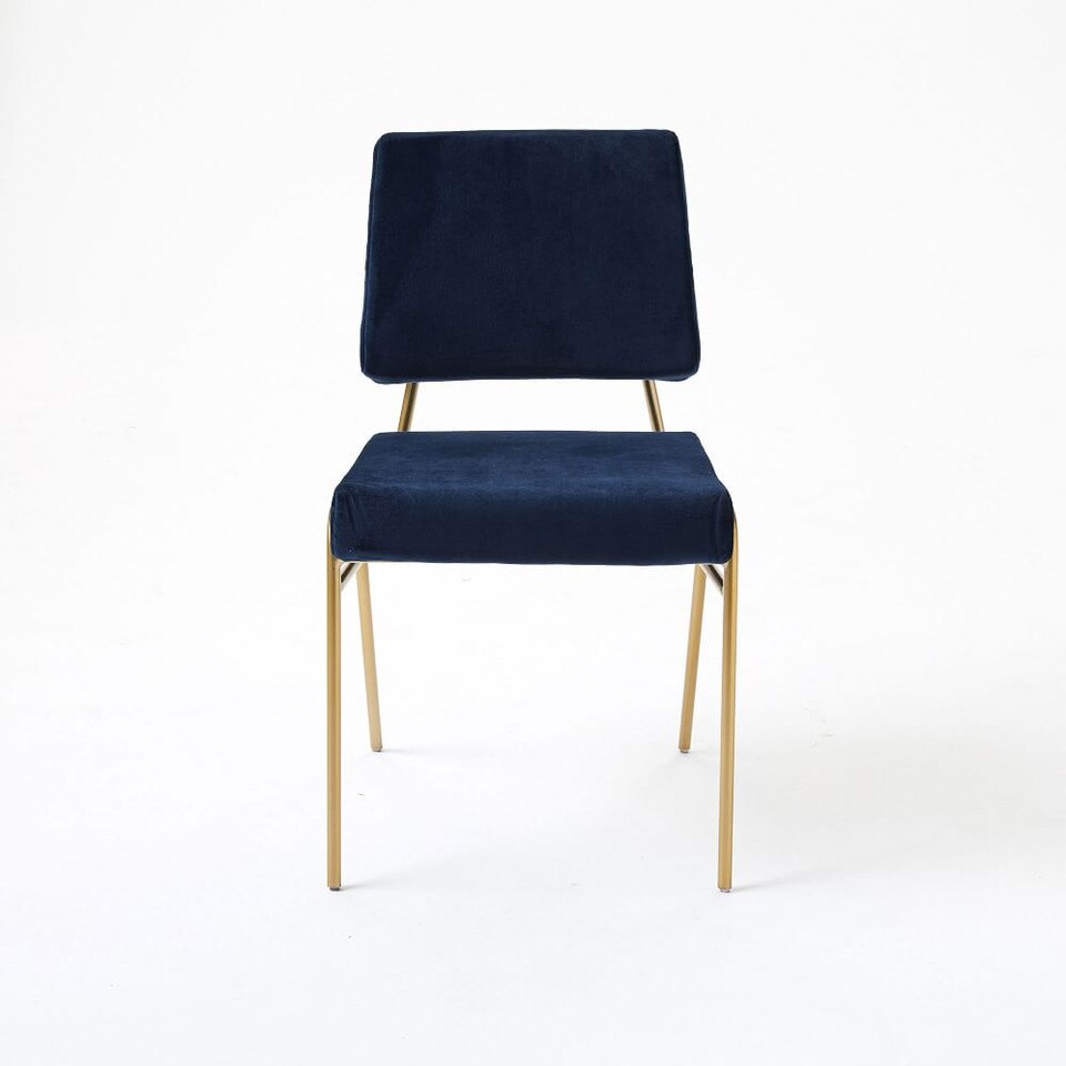 Wire Frame Upholstered Dining Chair West Elm UK